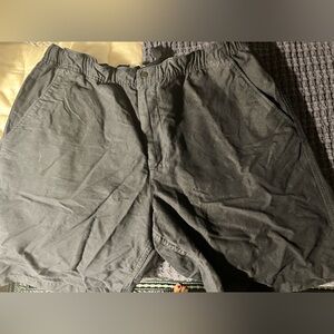 Norse Projects Ezra Relaxed Cotton Navy Linen Shorts